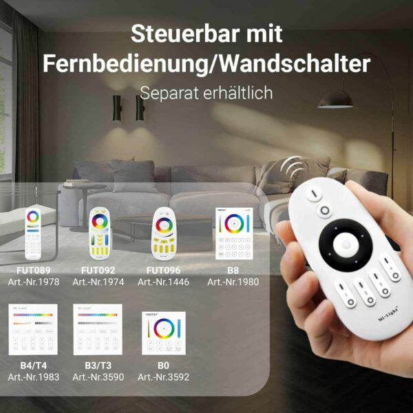 MiBoxer WL5-P75 RGB+CCT Controller mit 24 Volt Netzteil 75 Watt Tuya Alexa Google Steuerung