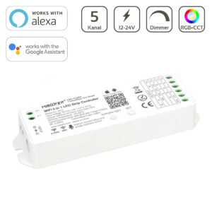 MiBoxer WL5 RGB + CCT LED Controller mit Alexa + Google Steuerung