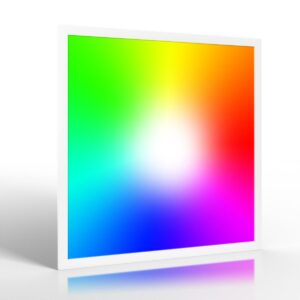 RGB+CCT LED Panel 62x62cm 40W 24V Rahmen weiß