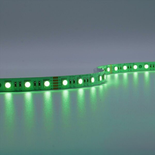 RGBW LED Streifen mit warmweiß 24 Volt 5 Meter 15W/m 60LED/m 12mm Schutzart IP20 für Innenanwendungen