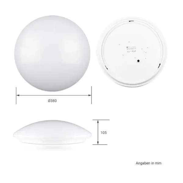 Standard LED Deckenleuchte neutralweiß mit Bewegungssensor