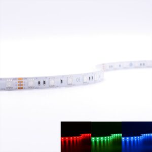 10 mm LED Streifen RGB 7,50 Meter 60 LED/m IP65 24 Volt 14,4 Watt /m