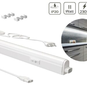 LED Lichtleiste mit Schalter 875mm Neutralweiss 11W 1.100lm 4000K IP20