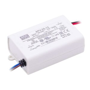 12 Volt Mean Well APV-25-12 LED Netzteil 25.2 Watt 2.1 Ampere IP42 Schaltnetzteil CV