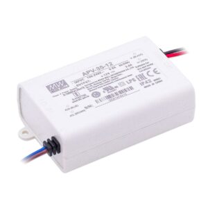 12 Volt Mean Well APV-35-12 LED Netzteil 36 Watt 2.4 Ampere IP42 Schaltnetzteil CV