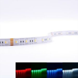 RGBW LED Streifen + neutralweiß 24 Volt 7,5 Meter 15W/m 60LED/m 12mm Schutzart IP65