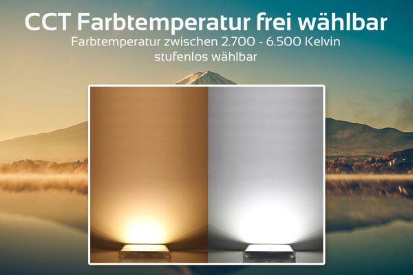 MiBoxer FUTT02 LED Außenstrahler 50 Watt RGB+CCT WiFi