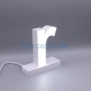 LED Buchstabe Click kleines r für 75mm Arial 6500K weiß abcMix