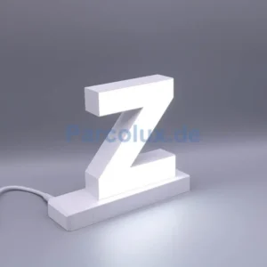 LED Buchstabe Click kleines z für 75mm Arial 6500K weiß abcMix