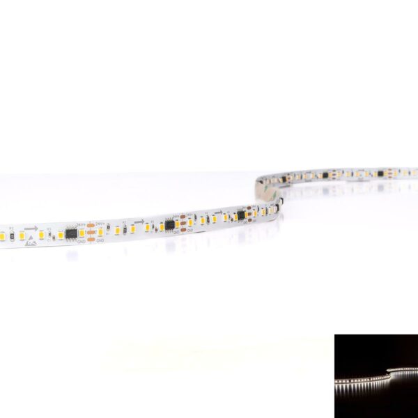 Einzeln Adressierbarer LED-Streifen SM16703 neutralweiß 4000K 24V LED Strip 5M 18W/m 120LED/m 10mm IP20