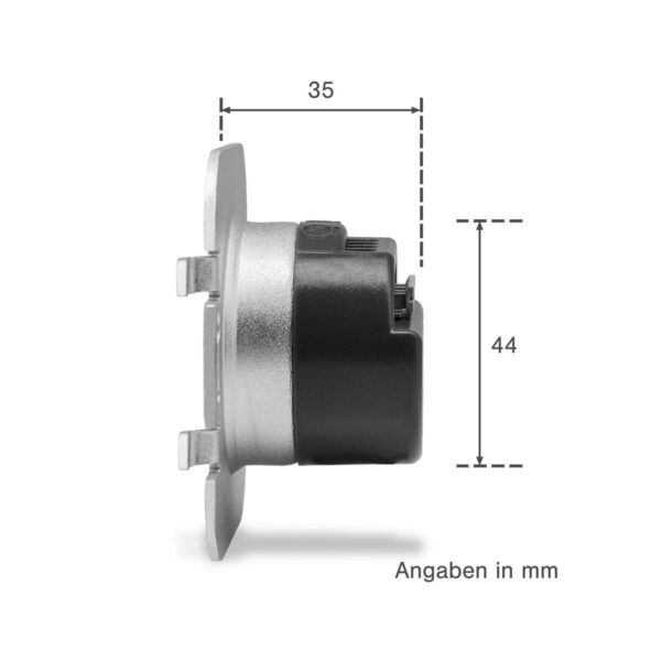 LED Treppenleuchte IP44 eckig weiß - Lichtfarbe: CCT 1,5W - Lichtaustritt: Halo