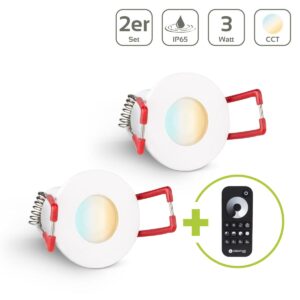 LED-Einbaustrahler-für-Terrasse-3-Watt-CCT-2700K-6500K-IP65-Gehäusefarbe-Weiß–Anzahl-2-Stück