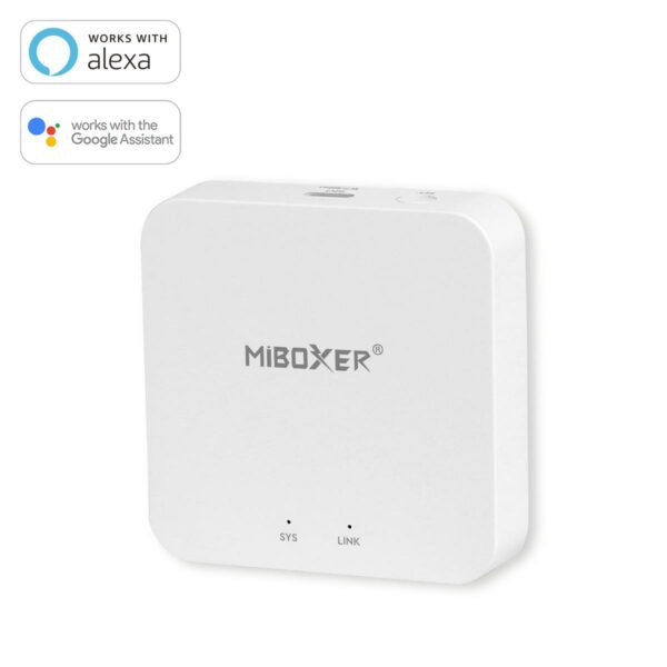 MiBoxer WiFi 2.4GHz Bridge Alexa und Google Sprachsteuerung Gateway WL-Box2