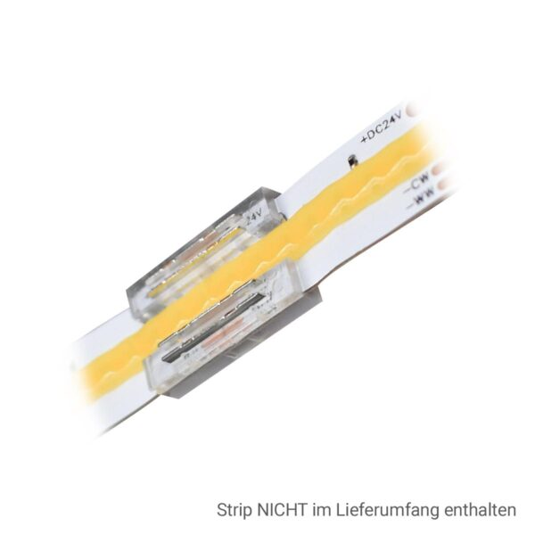 CCT COB LED-Streifen Verbinder 10mm 3Pin für IP20 DC24V/4A